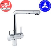 تصویر شیر ظرفشویی دومنظوره قهرمان مدل تتراس Ghahraman Kitchen Faucet Tetras Model