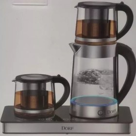 تصویر چای ساز دورف مدلDorf DKTC-22003 Dorf tea maker model DKTC-22003