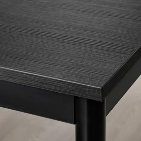 تصویر میز و صندلی 4 نفره مشکی 110x67 سانتی متری ایکیا مدل IKEA SANDSBERG / ADDE ا IKEA SANDSBERG / ADDE table and 4 chairs black 110x67 cm IKEA SANDSBERG / ADDE table and 4 chairs black 110x67 cm