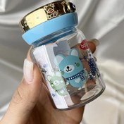 تصویر شیشه شیر طلای آبی پسرانه طراحی کودکانه و فانتزی 