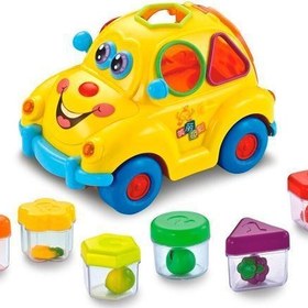 تصویر اسباب بازی ماشین فولوکس موزیکال Hola Toys baby car toy code:516/20