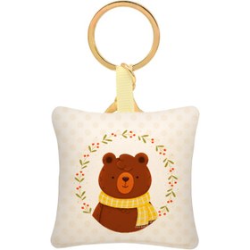 تصویر جاکلیدی طوطی دیزاین مدل بالشی طرح خرس 