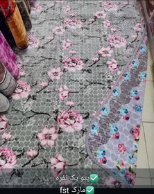 تصویر پتو یک نفره تراکم بالا دو رو برجسته 