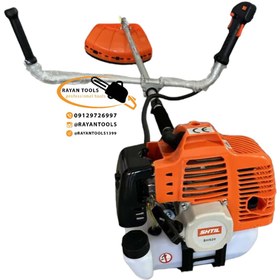 تصویر علفتراش دوشی طرح اشتیل Stihl brush cutter