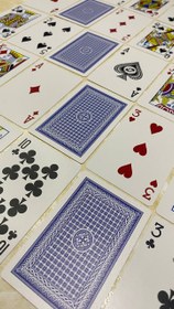 تصویر کارت بازی رویال گلد - آبی royal gold playing cards