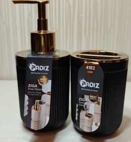 تصویر جا مایعی و مسواکی 