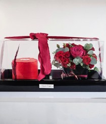 تصویر باکس گل و کیک دلبر 