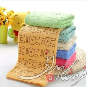 تصویر حوله خرگوشی 75 در 35 