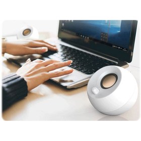 تصویر اسپیکر رومیزی کریتیو Pebble Creative Pebble Desktop Speakers