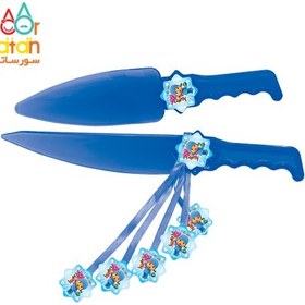 تصویر کارد و کفگیر کیک تم پوکویو 