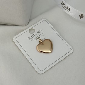 تصویر آویز قلب آینه‌ای 