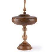 تصویر جام شکلات خوری چوب گردو 