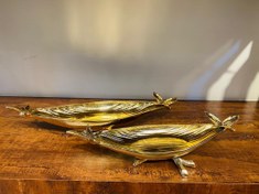 تصویر کشکول طلایی آلومینیوم پروانه ۲تایی 