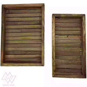 تصویر سینی چوبی کد d281 