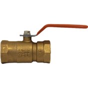 تصویر شیر یک ضرب برنجی آذر سایز ۱ اینچ 