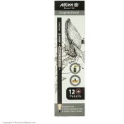 تصویر مداد مشکی آریا بسته 12 عددی ا Arya Graphite Pencil 12 pcs - 3001 Arya Graphite Pencil 12 pcs - 3001