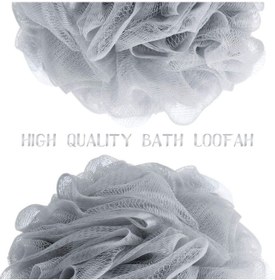 تصویر اسفنج حمام مشبک ۴ تکه لووفا چند رنگ ۱۳ سانتی‌متر برند generic 4-Piece Mesh Bath Sponge Loofah Multicolor 13cm