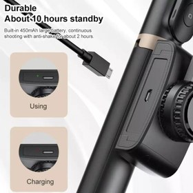 تصویر گیمبال موبایل یسیدو مدل SF14 Selfie Stick 