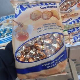 تصویر شکلات کاراملی با مغز شیر و عسل Eclairs وزن 800 گرم محصول ترکیه 