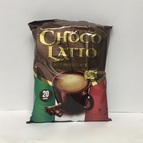 تصویر هات چاکلت چوکو لاتو تورابیکا عمده کارتن (12 بسته 20 ساشه ای) CHOCO LATTO hot chocolate italian style 