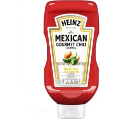 تصویر سس فلفل تند مکزیکی هالاپینو هاینز 325 گرمی Heinz Maxican Roasted Jalapeno Chili Sauce 