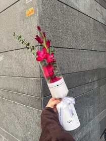 تصویر دسته گل طبیعی گلایل کد ۴۱۰ 