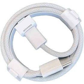 تصویر کابل شارژر کنفی اپل مدل Type-C به Type-C مناسب آیفون ۱۶ پلاس 