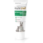 تصویر خمیر خوراکی ضد پلاک دندان سگ و گربه یوروپت 100 گرم - اورجینال Europet ANTI PLAQ-TARTAR PASTE 100g