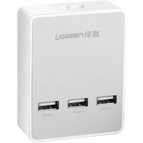 تصویر شارژر Ugreen CD101 20360 3Port 2.1A 20W Ugreen CD101 20360 3Port 2.1A 20W Charger