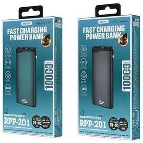 تصویر پاوربانک استوک 10000 میلی آمپر برند ریمکس مدل RPP-10 RPP-10