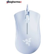 تصویر ماوس باسیم مخصوص بازی ریزر مدل DEATHADDER ESSENTIAL RZ01 WHITE 
