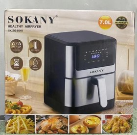 تصویر سرخ کن بدون روغن سوکانی مدل SK-ZG-8040 Sokani oil-free fryer model SK ZG 8040