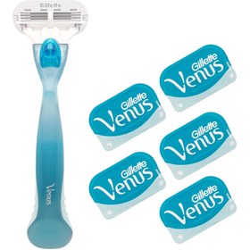 تصویر تیغ مدل Simply Venus ژیلت Gillette Simply Venus model razor 