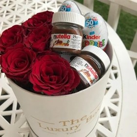 تصویر اموزش دسته گل شکلاتی برای ولنتاین 