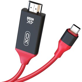 تصویر کابل تبدیل تایپ سی به HDMI ایکس او مدل XO GB005 