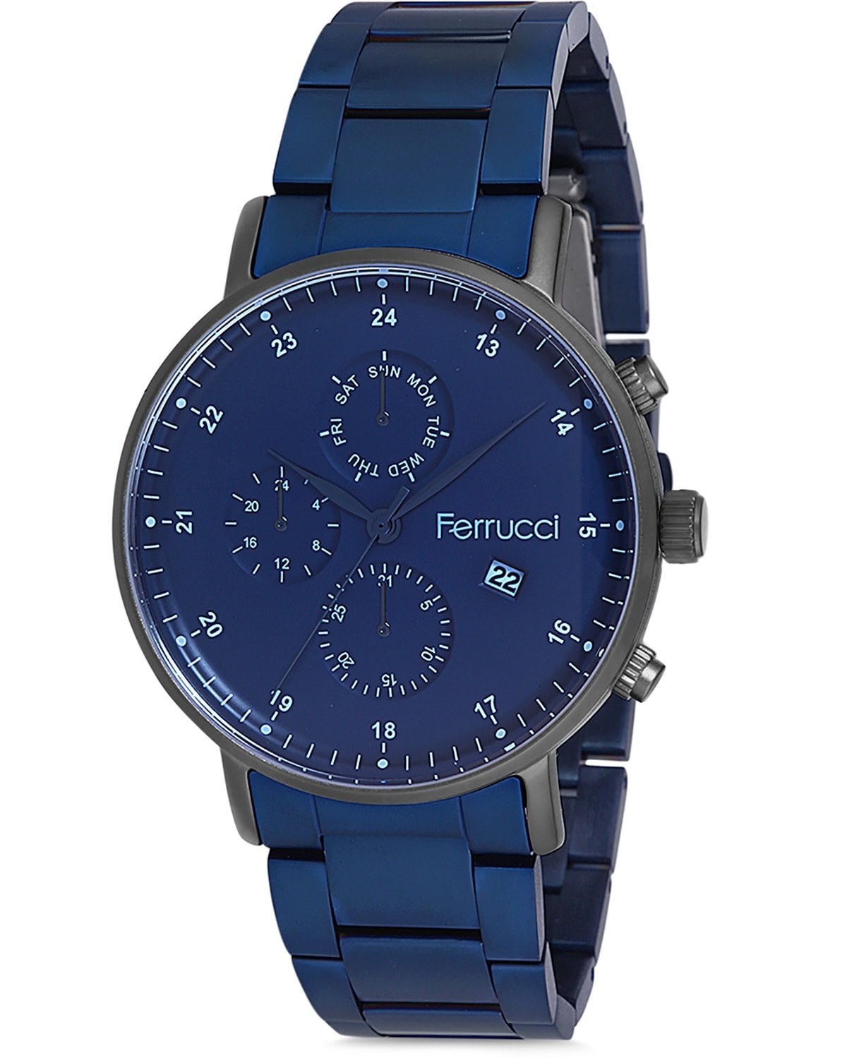 خرید و قیمت خرید ساعت مچی مردانه لوکس ارزان برند Ferrucci رنگ لاجوردی کد ty32602369 ترب- a splash of color