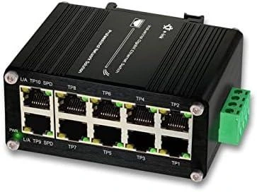 Unmanaged 2.5G Switch - 5 Port Gigabit Switch - 2.5GBASE-T Unmanaged  Ethernet Switch - Ethernet Splitter - Din Rail or Wall Mount -  Multi-Gigabit 
