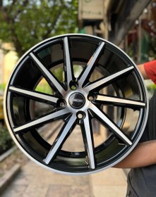 تصویر رینگ اسپرت سایز ۱۶ (۴×۱۰۸) ۰۶۲ ووسن چرخشی رختراش مشکی اروند Sport wheel size 16"(4×108) 062 MB Vossen Arvand