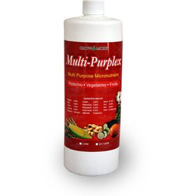 تصویر کود مایع مولتی پورپلکس گرومور آمریکا یک لیتری Multi Purplex Micronutrient 1Litr GrowMore Fertilizer