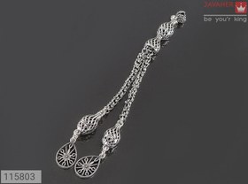 تصویر کرکوش نقره طرح اشک کد 115803 