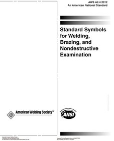 تصویر کتاب Standard Symbols for Welding, Brazing, and Nondestructive Examination 