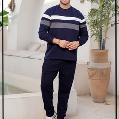 تصویر ست بلوز شلوار راحتی مردانه برند آسوده 