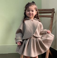 تصویر ست کت دامن فوتر عروسکی هونو 