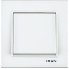 تصویر کلید و پریز ایران الکتریک مدل برلیان بژ iran electric brilliant model