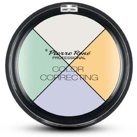 تصویر پالت کانسیلر چهاررنگ کالر کورکتینگ پیر رنه Concealer Palette Color Correcting 4 colors Pierre Rene 