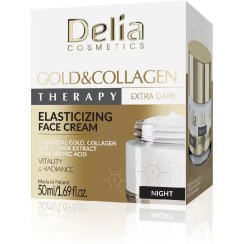 تصویر کرم گلد کلاژن جوانساز برند دلیا 50 میل 