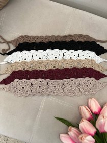 تصویر هدبند مکرومه 58751 