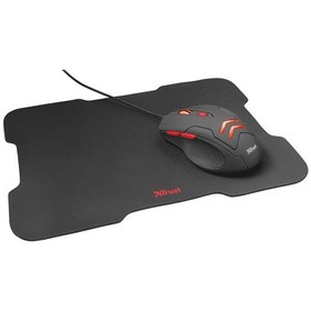 تصویر باندل گیمینگ هدست و کیبورد و موس و موس پد تراست Ziva Bandle Gaming Headset/Keyboard/Mouse/Mouse Pad Trust Ziva