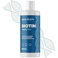 تصویر شامپوی ضد ریزش موی بیوتین با فرمول ب-کمپلکس محصول برند Honeydew. Rosemary and Biotin Shampoo for Thinning Hair - Vegan Volumizing Shampoo for Fine Hair with Argan and Tea Tree Oil - Paraben Silicone and Sulfate Free Shampoo for Dry Damaged Weak and Thin Hair Care