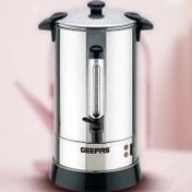 تصویر کتری و سماور برقی 15 لیتری جیپاس مدل GK5219‎ 15L Kettle 1650W - Stainless Steel Hot Water Dispenser